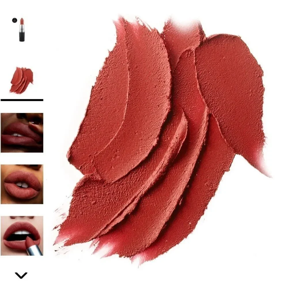 MAC NEW POWDER KISS LIPSTICK BEST SELLER DEVOTED TO CHILI WARM BRICK RED+ Ipsy